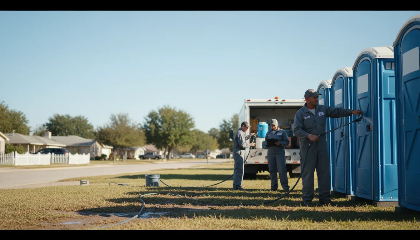 Long-Term Portable Toilet Rental in Reynolds, GA near me